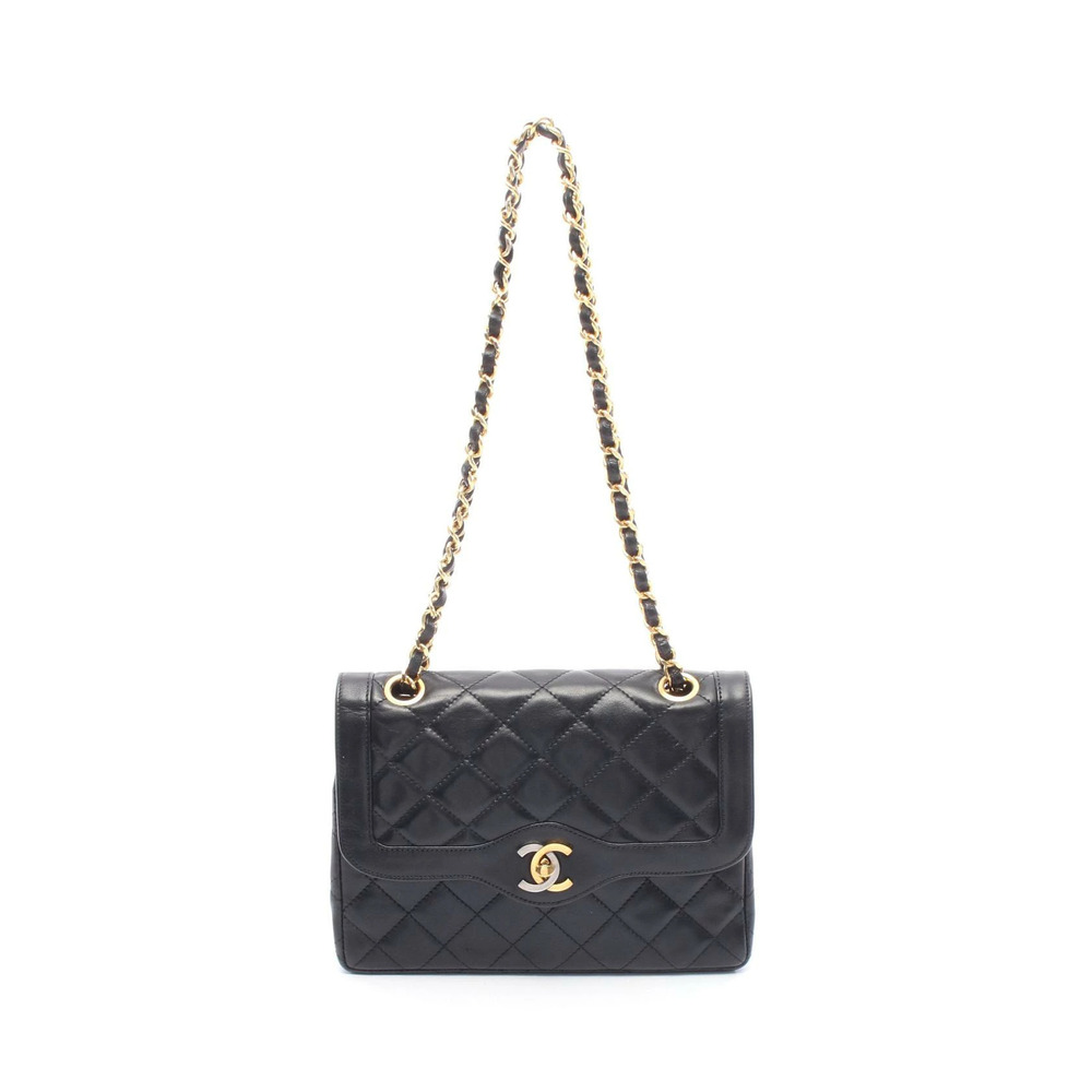 Chanel Matelasse Paris Limited Edition Double Flap Shoulder Bag Lambskin